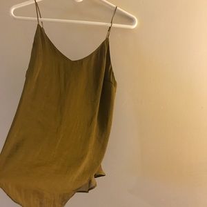 UO silky green top